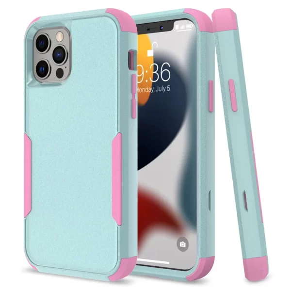 3 Layer Case for iPhone 15 14 13 12 11 Pro Max Mini XR XS Max 8 7 15Plus SE 2020 Luxury Armor Shockproof Soft Bumpers Hard Cover - Image 3