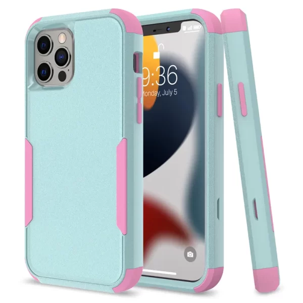 3 Layer Case for iPhone 15 14 13 12 11 Pro Max Mini XR XS Max 8 7 15Plus SE 2020 Luxury Armor Shockproof Soft Bumpers Hard Cover - Image 7