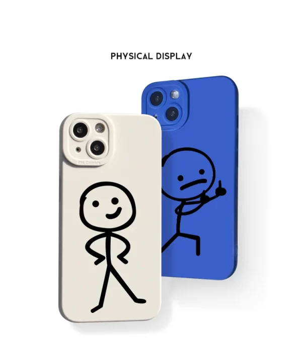 Cartoon Man Matchman Phone Case For iPhone 11 12 13 14 15 Pro Max Mini XR XS X 7 8 Plus Shockproof Matte Soft TPU Silicone Cover - Image 8