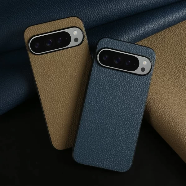 Luxury Pixel 9 Pro Case Business Cowhide Leather Phone Cases For Google pixel8pro 8A 7pro Full Protection Shockproof Back Cover - Image 3