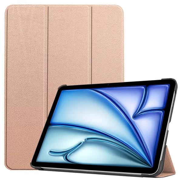 Auto Sleep / Wake Painted Smart Shell Cover For iPad Air 13 2024 Case Model A2898 A2903 A2904 Coque Tablet PU PC Cover Full Body