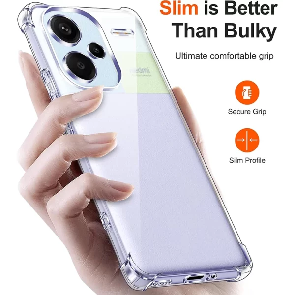 Transparent Shockproof Silicone Soft Case For Xiaomi Redmi Note 13 12 Pro Plus Pro+ 4G 5G Luxury Ultra Thin Clear Shell Cover - Image 6