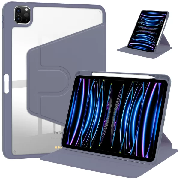 360° Rotation Case For iPad Air 13 2024 A2898 A2903 A2904 Pro 12.9 2022 2021 2020 2018 Smart Cover With Auto Sleep Shockproof