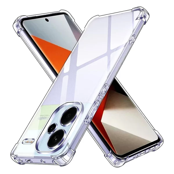 Transparent Shockproof Silicone Soft Case For Xiaomi Redmi Note 13 12 Pro Plus Pro+ 4G 5G Luxury Ultra Thin Clear Shell Cover