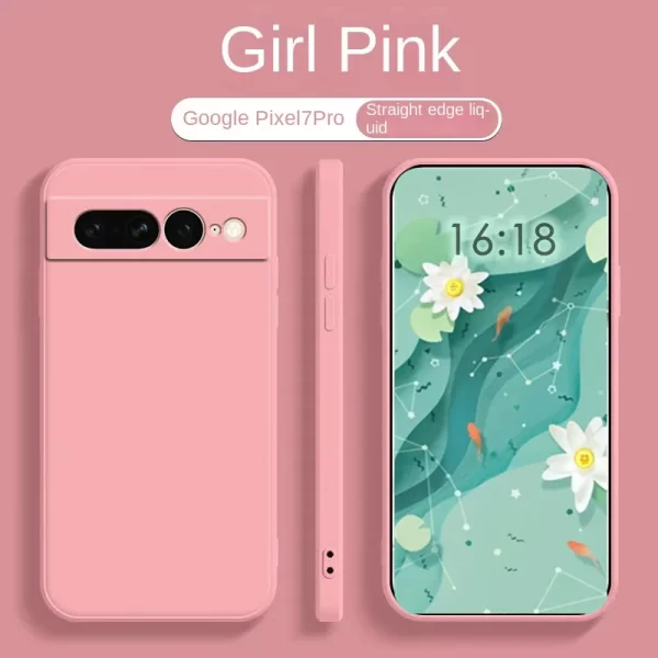 New Premium Google Pixel 8 phone case Google Pixel 7 6 5 7Pro 6A 7a 8 8pro phone case Liquid silicone TPU soft protective case