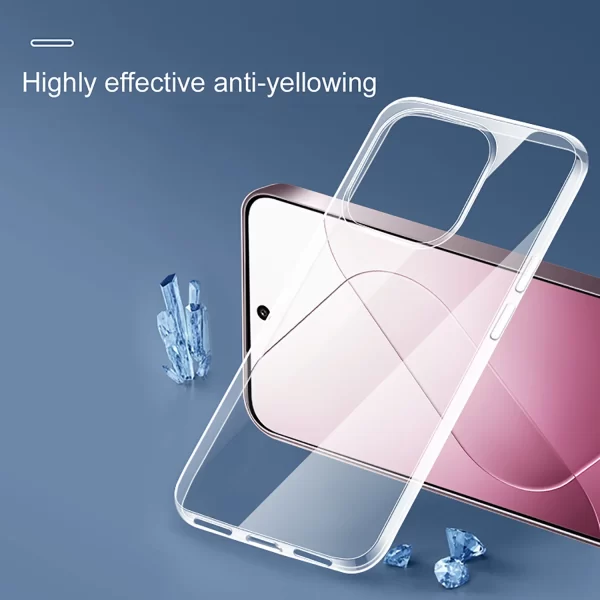 Ultra Thin Silicone Clear Case For Xiaomi 14 13 13T Pro Ultra Thin Soft Back Clear Cover For Mi 14 13 T Transparent Back Shell - Image 4