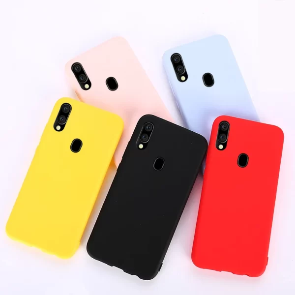 Silicone Case For Samsung galaxy A10 A10E A20 A20E A30 A40 A50 A70 S A01 A02S A11 A21 A31 A41 A51 A71 soft TPU Back Cover cases